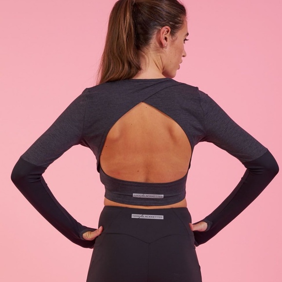 Gymshark Tops - NWT Nikki B Drop Back Crop Top, size small